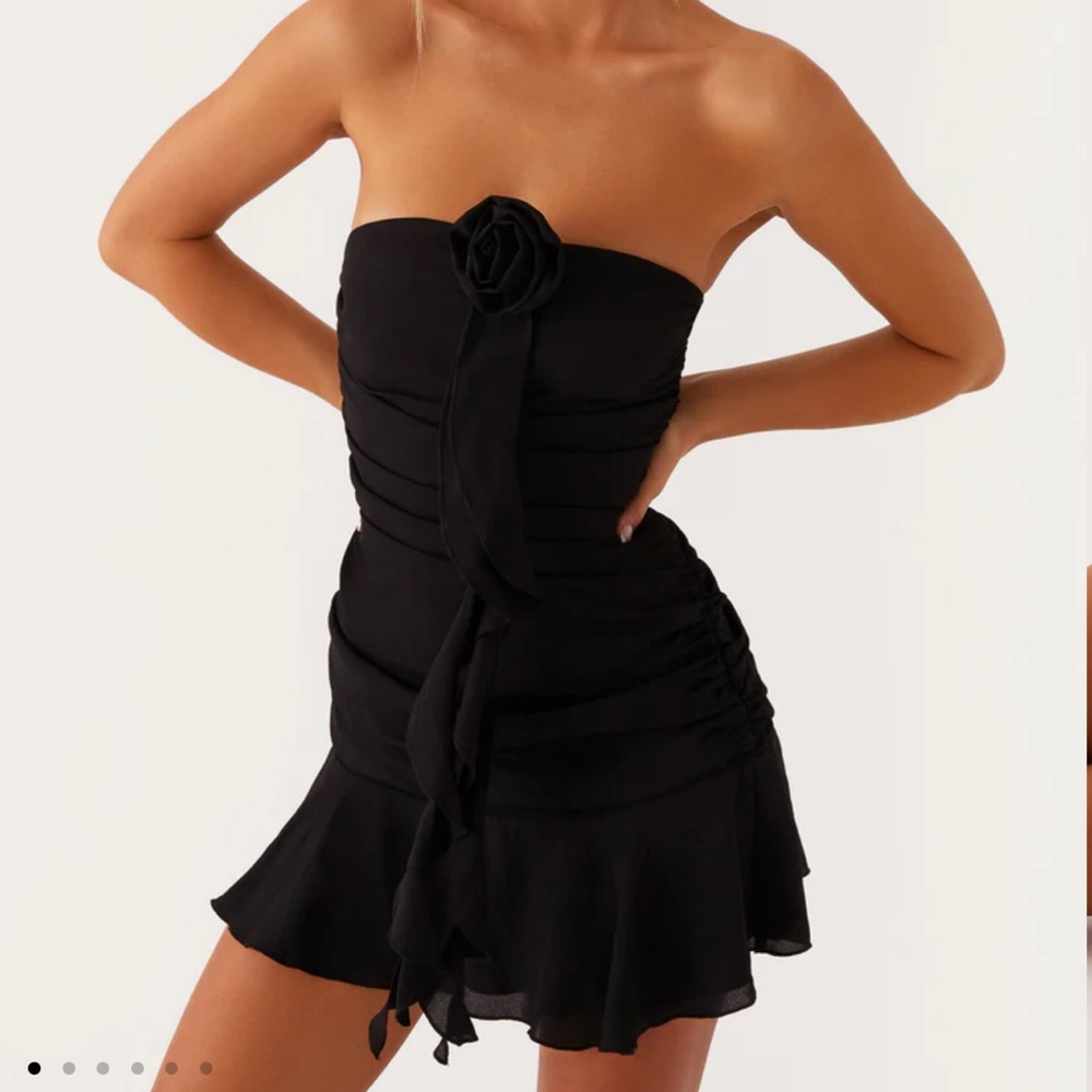 Peppermayo Jodi Mini Black Dress
